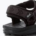 Jack Wolfskin női szandál Wave Breaker fekete 7