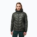Férfi pehelykabát Jack Wolfskin Alpspitze Down Hoody slate green