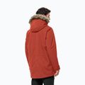 Jack Wolfskin férfi pehelypaplan dzseki Glacier Canyon Parka intenzív rozsda 2