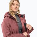 Jack Wolfskin női télikabát Heidelstein Ins vörös okkersárga 5