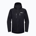 Férfi 3 az 1-ben dzseki Jack Wolfskin Jasper 3In1 fekete 19