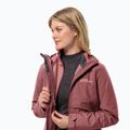 Jack Wolfskin női Moonrise 3In1 dzseki vörös okkersárga 4