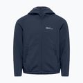 Jack Wolfskin gyermek softshell dzseki Fourwinds éjszakai kék 5