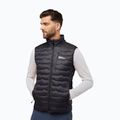Férfi Jack Wolfskin Passamani Down phantom trekking ujjatlan kabát