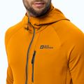 Férfi Jack Wolfskin Kolbenberg kapucnis Fz fleece pulóver sáfrányvirág 4