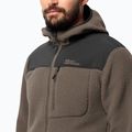 Jack Wolfskin férfi gyapjúkabát Kammweg Pile Fz hideg kávé 4