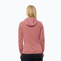 Jack Wolfskin női gyapjú kabát Kolbenberg Hooded Fz mineral red 2