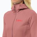 Jack Wolfskin női gyapjú kabát Kolbenberg Hooded Fz mineral red 4