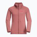 Jack Wolfskin női gyapjú kabát Kolbenberg Hooded Fz mineral red 8