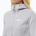 Jack Wolfskin női gyapjú kabát Kolbenberg Hooded Fz cool szürke 4