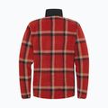 Férfi Jack Wolfskin Fleece Sweatshirt Felslicht Check intenzív rozsda 7
