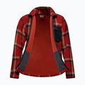 Férfi Jack Wolfskin Fleece Sweatshirt Felslicht Check intenzív rozsda 8
