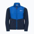 Jack Wolfskin Haldor Hybrid ropogós kobalt gyermek kabát 3