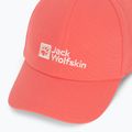 Jack Wolfskin gyermek baseball sapka naplemente korall színben 3