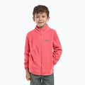 Gyermek polár pulóver Jack Wolfskin Taunus sunset coral 10