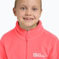 Gyermek polár pulóver Jack Wolfskin Taunus sunset coral 16