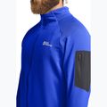 Jack Wolfskin Prelight Full Zip férfi trekking dzseki élénk kék 4