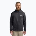 Férfi Jack Wolfskin Kolbenberg kapucnis, teljes cipzáras fantom fleece pulóver
