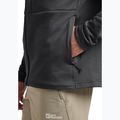 Férfi Jack Wolfskin Kolbenberg kapucnis, teljes cipzáras fantom fleece pulóver 5