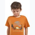 Jack Wolfskin gyerek póló Graphic Cotton T print soft amber 4