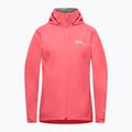 Jack Wolfskin női esőkabát Trailtime 2L sunset coral naplemente korall 8