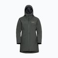 Női esőkabát Jack Wolfskin Icecape 2L Down Ins Rds pala zöld 7