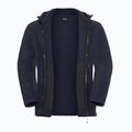 Férfi túrapulóver Jack Wolfskin Stone Lite kapucnis sötétkék 9