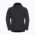 Férfi túrapulóver Jack Wolfskin Lake Ridge kapucnis fekete 7