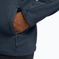 Férfi túrapulóver Jack Wolfskin Peak District Full Zip midnight sky 6