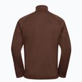 Férfi túrapulóver Jack Wolfskin Peak District Full Ziphot choc 8