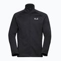 Férfi túrapulóver Jack Wolfskin Peak District Full Zip fekete 7