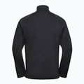 Férfi túrapulóver Jack Wolfskin Peak District Full Zip fekete 8