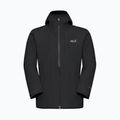 Férfi 3 az 1-ben dzseki Jack Wolfskin Icecape 3In1 Down Rds fekete 10