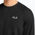 Férfi hosszú ujjú Jack Wolfskin Prelight Trail Crew fekete 4
