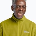 Férfi Jack Wolfskin Taunus Fz polár pulóver chartreuse színben 4