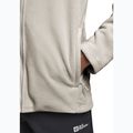 Férfi Jack Wolfskin Winterstein Fz polár pulóver világos homok színben 5