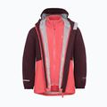 Gyerek 3 az 1-ben dzseki Jack Wolfskin Iceland 3IN1 sunset coral 3