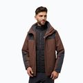 Férfi 3 az 1-ben dzseki Jack Wolfskin Jasper 3In1 hot choc 4