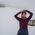 Női termoaktív pulóver Jack Wolfskin Infinite Warm amaranth 5