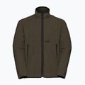Férfi polár pulóver Jack Wolfskin Stone Lite obsidian moss 7