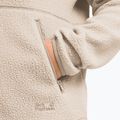 Női polár pulóver Jack Wolfskin Lite Curl Full Zip oyster 6