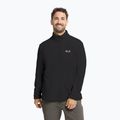 Férfi polár pulóver Jack Wolfskin Taunus 100 Half Zip black