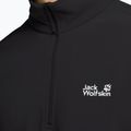 Férfi polár pulóver Jack Wolfskin Taunus 100 Half Zip black 4