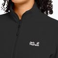 Női polár pulóver Jack Wolfskin Taunus 100 Full Zip black 4