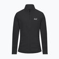 Női polár pulóver Jack Wolfskin Taunus 100 Full Zip black 7