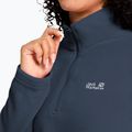 Női polár pulóver Jack Wolfskin Taunus 100 Half Zip midnight sky 4