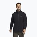 Férfi polár pulóver Jack Wolfskin Taunus 100 Full Zip black