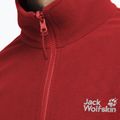 Férfi polár pulóver Jack Wolfskin Taunus 100 Full Zip siren red 4