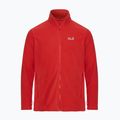 Férfi polár pulóver Jack Wolfskin Taunus 100 Full Zip siren red 7