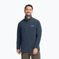Férfi polár pulóver Jack Wolfskin Taunus 100 Full Zip midnight sky